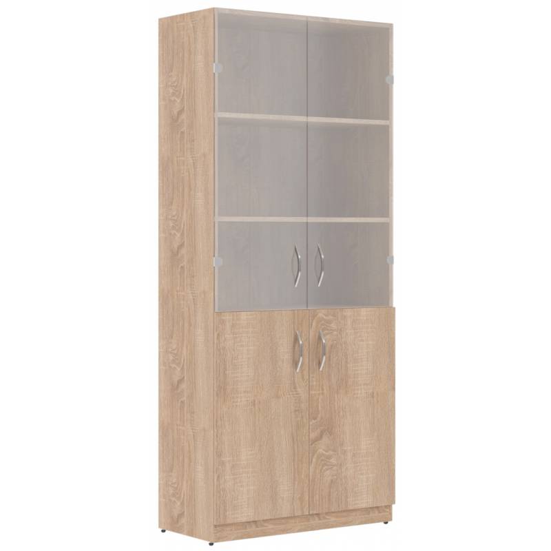 Шкаф комбинированный SR-5W.2 Дуб Сонома светлый 770х375х1815 главное фото