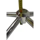 Крестовина хром для кресла руководителя 560мм. Фото товара с разных ракурсов.